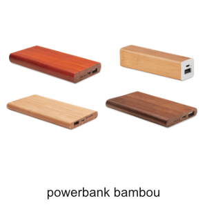 powerbank bambou